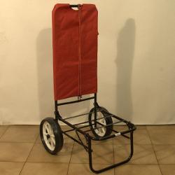 Amicasa Carrello Portatutto Pieghevole con Ruote - Blu