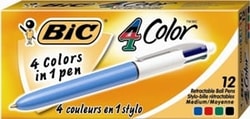 Penna a sfera 4 Colours™ Bic - 4 colori di scrittura - 1 mm - 801867