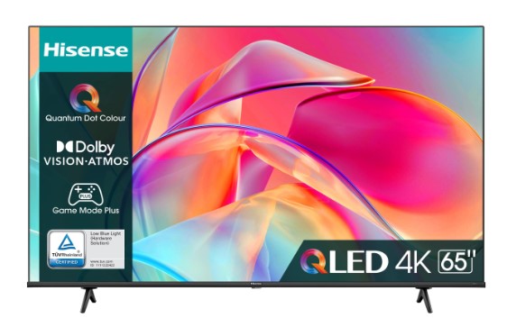 Tv Qled 65'' Hisense 65E77KQ Pro Smart Tv 4K Ultra HD/G/Nero [65E77KQ PRO]