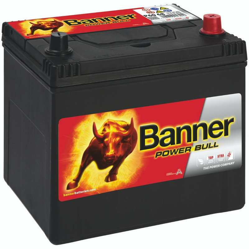 Batteria Banner P6068 Per Auto Power Bull 12V/60Ah Nero