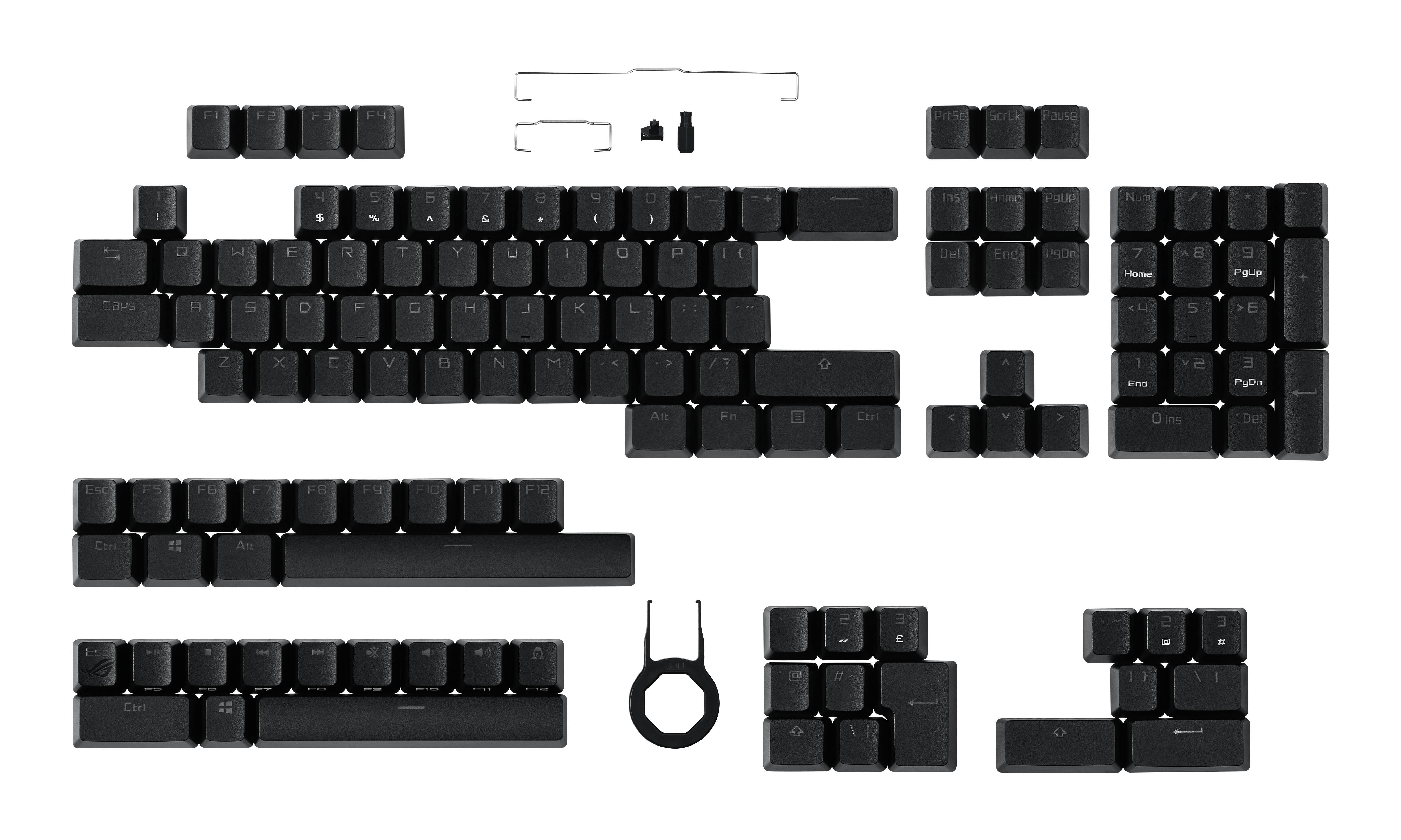 Кнопки asus. ASUS ROG PBT Gaming keycap Set.