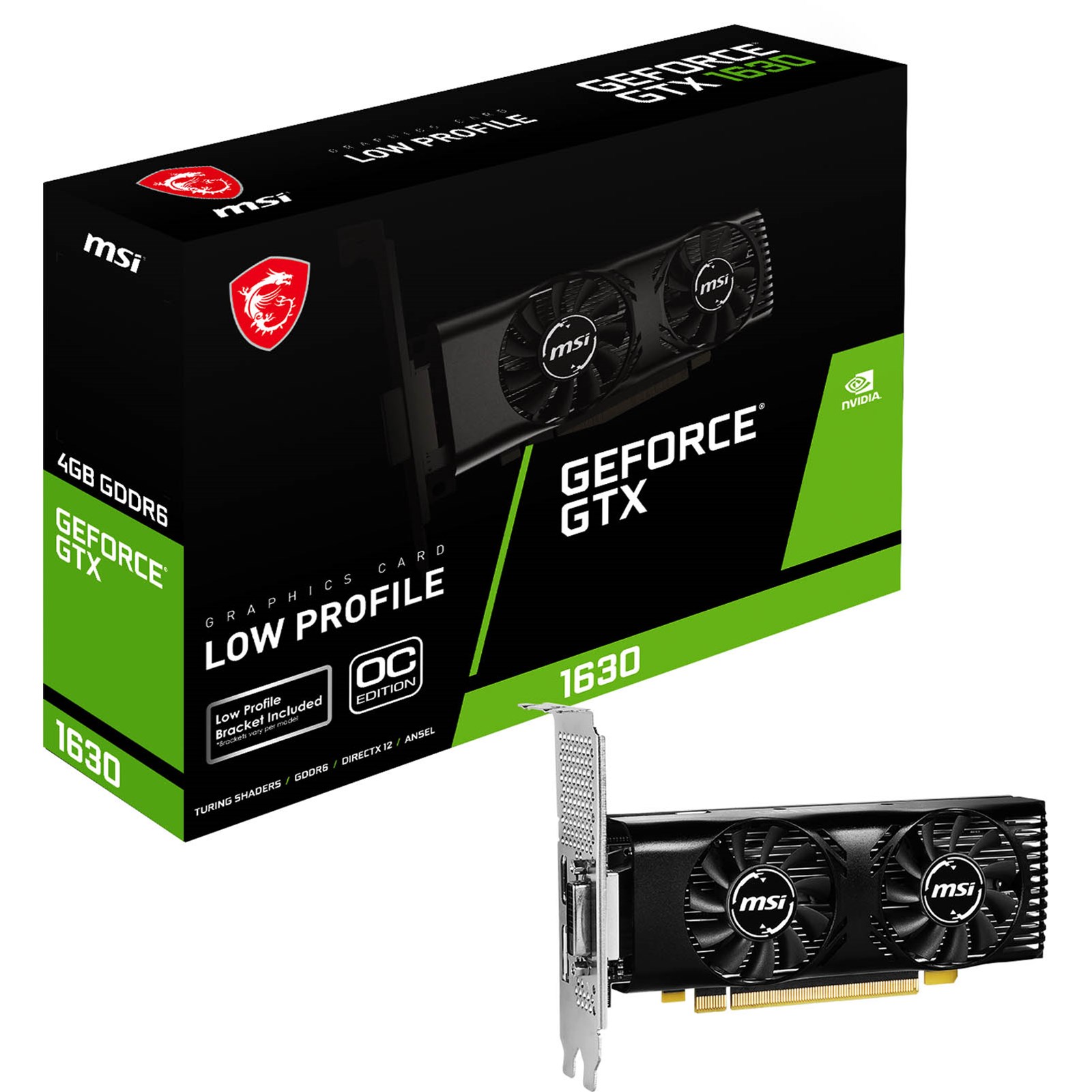 Видеокарта NVIDIA GTX 1630.